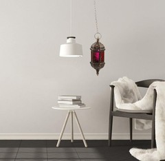 Hanging Hexagon Decorative Moroccan Candle Lantern Holders, Handmade 1pcs Bronze