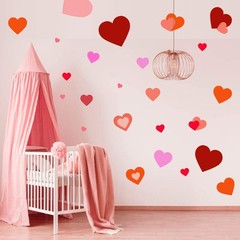 HADDIY Heart Stencils for Painting on Wood,16 Pcs Plastic Large to Small Diff…