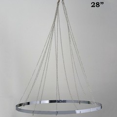 Ceiling Draping Canopy 28″ Hoop Hardware Kit 12 Panels Party Wedding Decorations