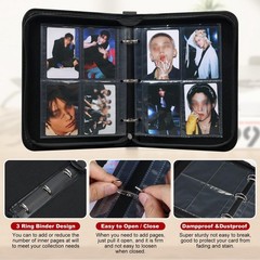 Photocards Binder, 4 Pocket 440 Card Collection Binder, Album Photocard Holde…