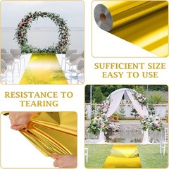 Wedding Aisle Runner Set W/ Tape Durable Thick Walkway Decorative Carpet New