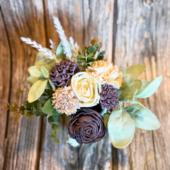 Sola Wood Lavender Wedding Floral Table Centerpieces Set of 3 Mason Jar Decor