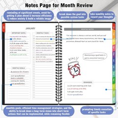 Monthly Planner 2026-2027(7.6» x 10»), 18 Months Agenda Calendar Planner wi…