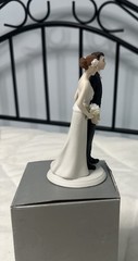 «Love Pinch» Weddingstar Funny Wedding Cake Topper Porcelain-Hand painted NIB