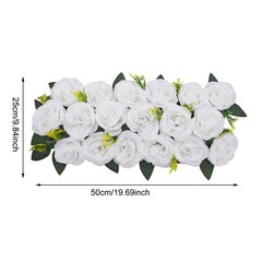 Wedding Dining Table Flower Centerpiece Artificial Rose Flower Arrangement 6Pcs