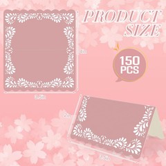 150 PCS Pink Mexicana Wedding Name Place Cards 2×3.5 Inch Cielito Lindo Tent