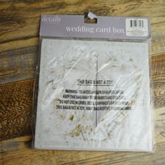 Details Accessories Wedding Card Box 8.5 x 8.5 x 8.5 Inch New Sealed