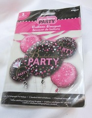 Anagram Pink Black Bachelorette Sassy Party 5 Balloon Bouquet Kit Bridal Shower