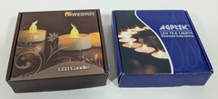 Lot of 50 Battery Operated NOT INCLUDED! Flickering Mixed LED Tealights Light