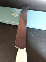Vintage Lenox Cake Knife Wedding Promises Collection Floral Design Handle W/ Box