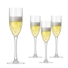 16 count Acrylic Champagne Flutes, 5 Oz Unbreakable Goblet Glasses Transparent