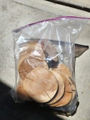 Wedding Real Washington Coast Round Wood Table Toppers Vase Coasters. Oly Penins