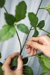 Ling’s Moment Wedding Arch Flowers Kit Pack of 4, 2pcs Artificial Flower Arra…