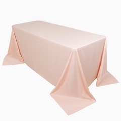 Balsa Circle 90×132 in Blush Premium Scuba 132″ x 90″ (Rectangular),