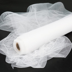White Tulle Fabric Rolls, 54 Inch by 10 Yards (30 Ft) Tulle Ribbon for Wedding P