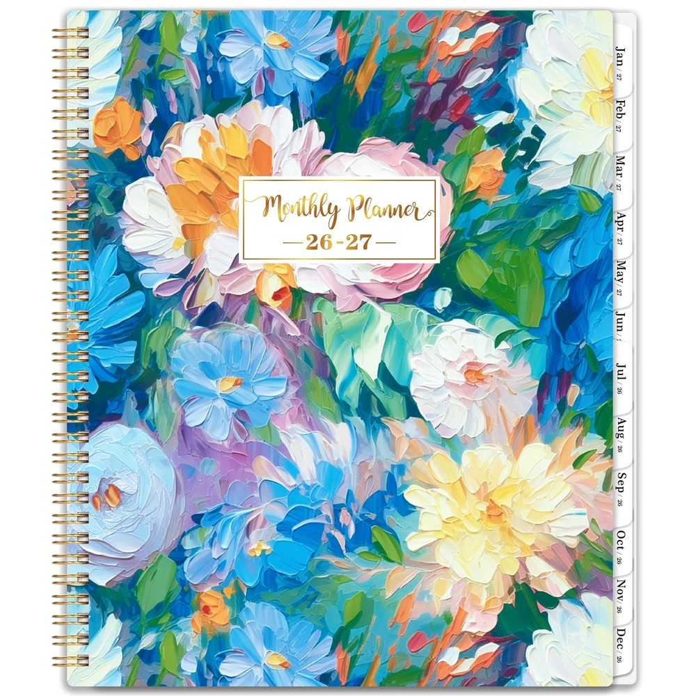 Monthly Planner 2026-2027 – 9″ x 11″ Large 18 Monthly Planner 2026-2027 (Jul….