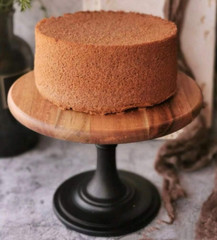 Wooden Cake Stand Wedding: Acacia Wood Cupcake Pedestal Stands round Dessert Ris