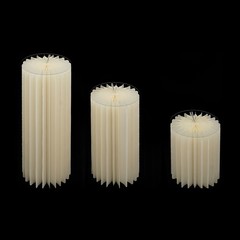 3pcs Cardboard Centerpiece Display for Wedding Party Garden Cylinder Flowers Sta