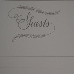 C.R. Gibson Guest Book With Pen 500 Entries Vintage