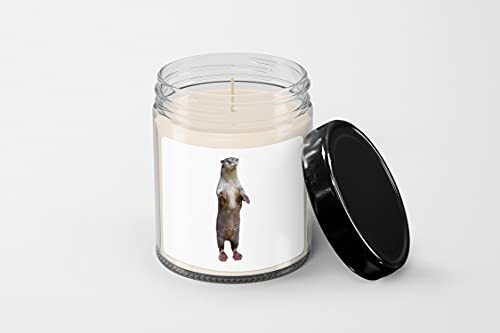 Smooth Coated Otter lutrogale perspicillata Candle – Soy Wax Candle