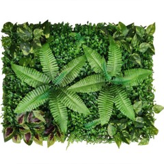 9-Piece Lifelike Artificial Boxwood Panels for Garden and Home Decor