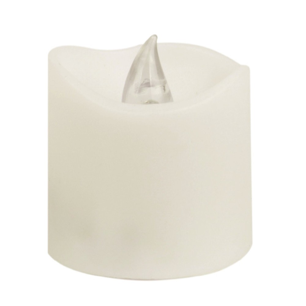 12 White Flameless LED Tealight Candles Lights Wedding Party Home Decorations