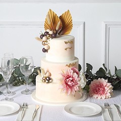 25 ASSORTED Palm Leaves Flower Ball Boho CAKE TOPPERS Decoration Set Events