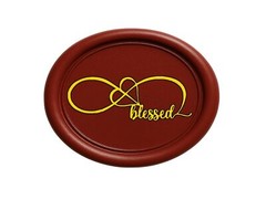 Christian Wax Seal Stamp Head 25mm Brass – Cross, Jesus Fish, God Bless
