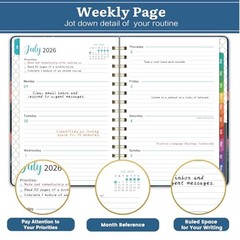 Planner 2026-2027 – Academic Planner 2026-2027, July 2026 – June 2027, 6.5″ x