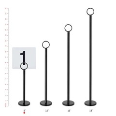 New Star Foodservice Ring Clip Table Number Card Holders with Number Cards 1 …