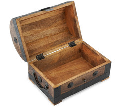 Pirate Treasure Chest Centerpiece Nautical Party Decor Gems Pearls Gold Coins