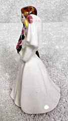 Norcrest Bone China Miniature Bride and Groom 2 3/4 Inches Tall Blonde Brunette