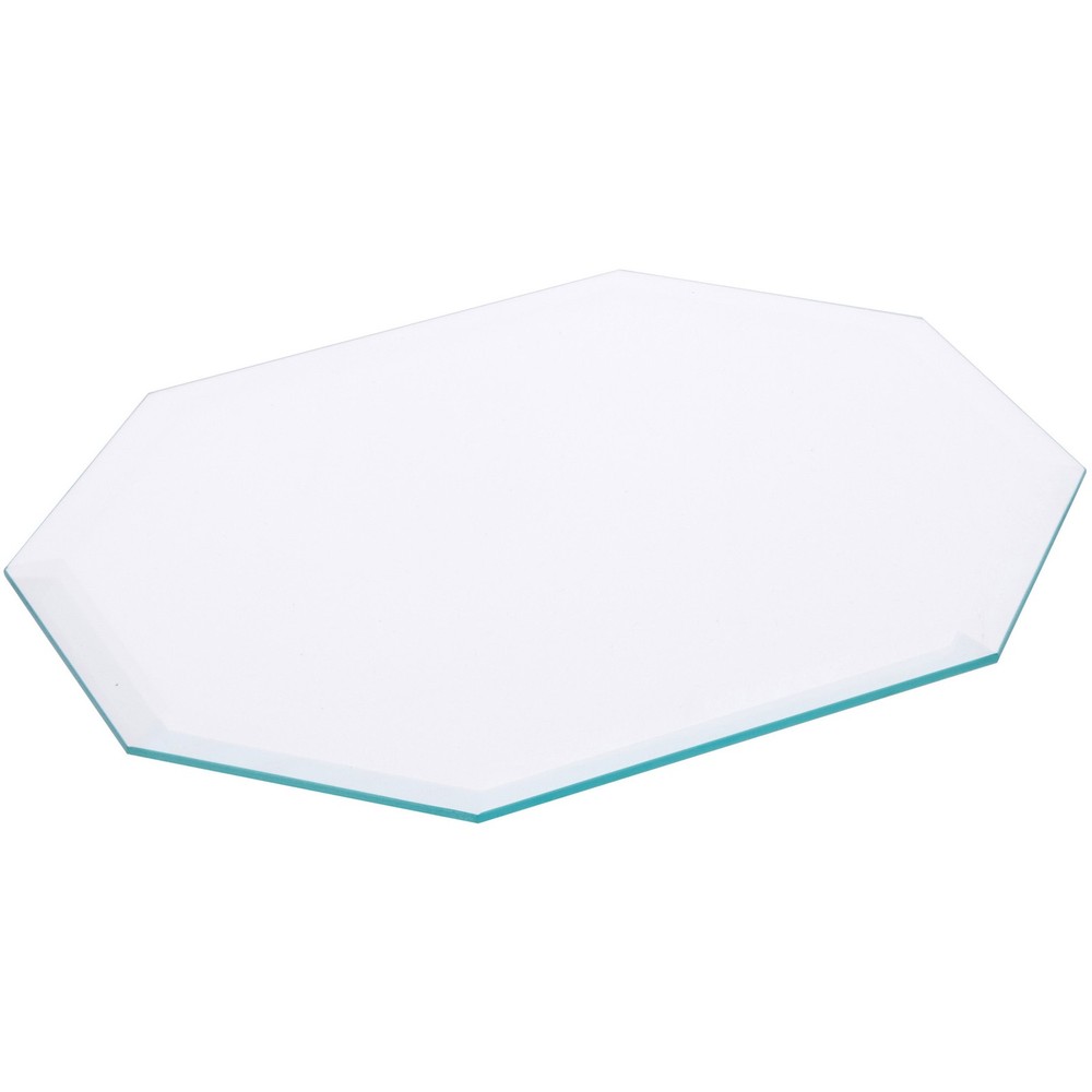Plymor 7″ x 9″ Long Octagon, 5mm Thick Beveled Clear Glass