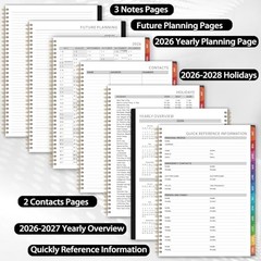 2026 Appointment Book – Daily Planner 2026 from Jan. 202 – Dec. 2026, 30