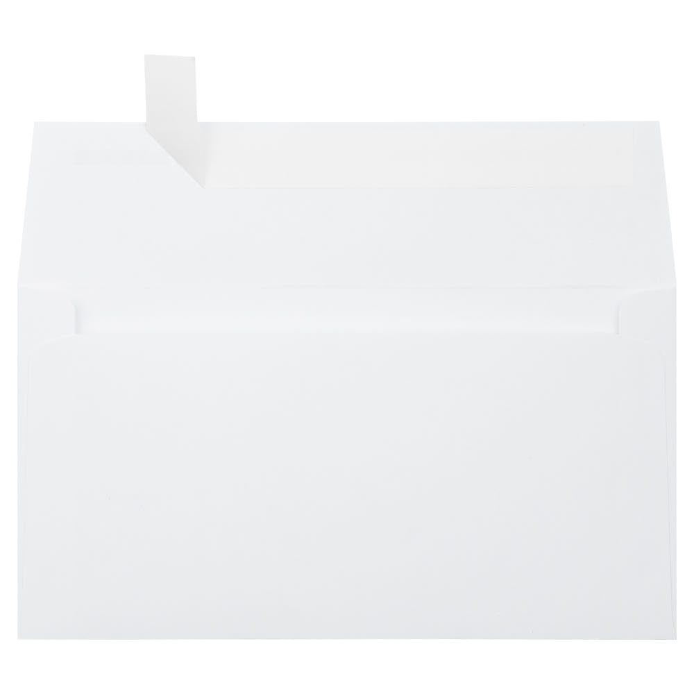 LUXPaper Photo Greeting Invitation Envelopes | 4 3/8″ x 8 1/4″ 50 Qty, White