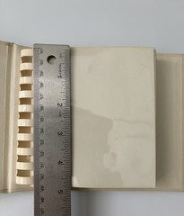 SM Vintage Photo Album – Cream w/Gold Trim – Antique Slip In Photo Wedding Book