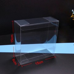 10X Box Clear PVC Plastic Cube Wedding Party Favour Gift Display Transparent BOX