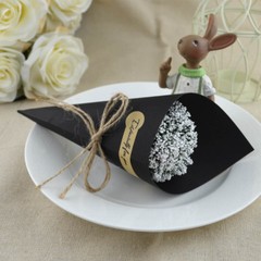 50/100 Vintage Kraft Paper Cones Bouquet Candy Boxes Wedding Party Gifts Flower