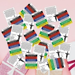 240pcs Gospel Tracts Cards Religious Christian Romans Road Salvation Tracts P…