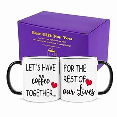 Wedding Gift for Couple, Lets Have Coffee Together…For The Rest Of Our Lives