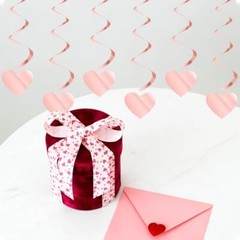 PinkValentines-Day Heart Party-Decorations Garland – Valentine’s Day Rose-gold