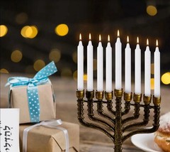96 4-inch White Stick Wax Candles(12.3cm*12.2cm*10.9cm)Are Smokeless,Drip Proof