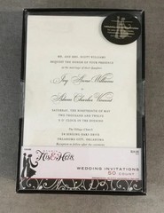 Studio His & Hers 50 Floral Wedding Invitations & 50 Reply Cards With Envelopes
