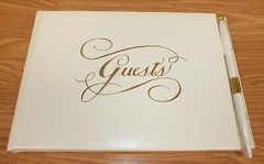 Genuine C.R Gibson Wedding Guest Signing Book With Space for 912 Guests *READ*