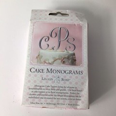 Lillian Rose Cake Monogram-letter C