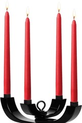 14 Pack Red Taper Candles – 12 inches x 0.75 inches, 12″14pcs-Red