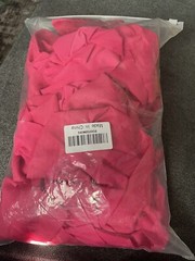 10 Pcs Fuchsia Spandex Chair Sashes Bows for Wedding Reception- Universal Cha…