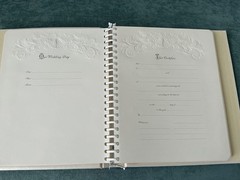 Vintage Hallmark White Our Wedding Keepsake Album Book Excellent New