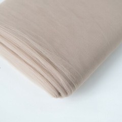 Taupe TULLE NET FABRIC 54″ wide x 40 yards Bolt Crafts Sewing Put-up Wedding