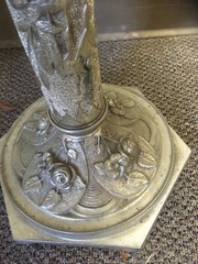 Vintage Silver Fruit Plate Tall Wedding Centerpiece Carved 18″x 21″